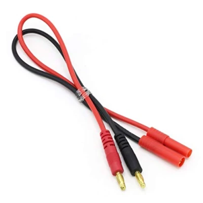 Afbeelding van VUNIVERSUM Originele Premium Lipo batterij oplaadkabel met HXT 4 mm 4,0 bus G4 stekker bananenstekker gouden 30 cm 14 AWG kabel van Mr.Plug Modelbau®