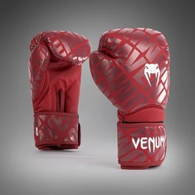 Afbeelding van Venum Contender 1.5 XT Bokshandschoenen Kids Burgundy Wit 8 OZ