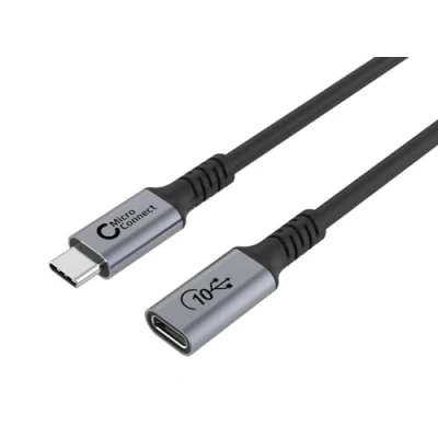 Afbeelding van Microconnect W126988094 USB kabel 1 m USB4 Gen 2x2 C Zwart, Grijs