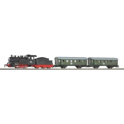 Afbeelding van Piko 57112 H0 Startset DB stoomloc met personentrein