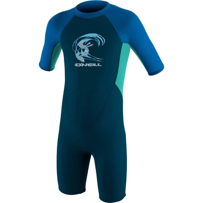 Afbeelding van O&#039;Neill Kids Reactor Wetsuit 2mm Back Zip Blauw, Grijs 4 jaar