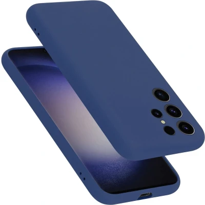 Afbeelding van Cadorabo Hoesje geschikt voor Samsung Galaxy S23 ULTRA Case in LIQUID BLAUW Beschermhoes TPU silicone Cover