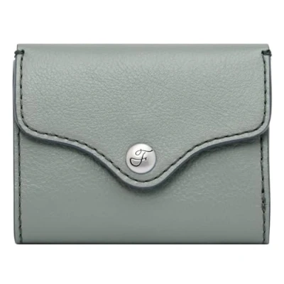 Afbeelding van Fossil Small Heritage Portemonnee, Dames, Maat: One Size, Smokey blue