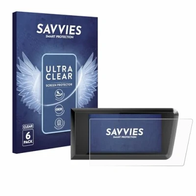 Afbeelding van Savvies Screenprotector voor Bosch Purion 400 Folie Beschermfolie transparant (6 Stuks)