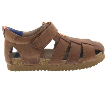 Afbeelding van Shoesme Bio Jongens Sandaal Cognac Maat 28