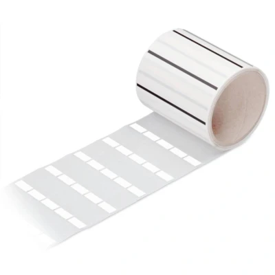 Afbeelding van Wago zelflaminerende etiketten voor tp printer wit 211 155
