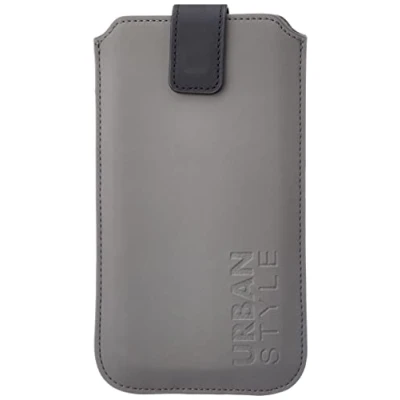 Afbeelding van URBAN STYLE 15468 Trend CASE maat 5.7&quot; tot 6.5&quot; Dark Gray, bijvoorbeeld voor Apple iPhone 6 Plus/Samsung N910 Galaxy Note 4 Binnenmaten: Circa 162 x 81 10 mm, grijs