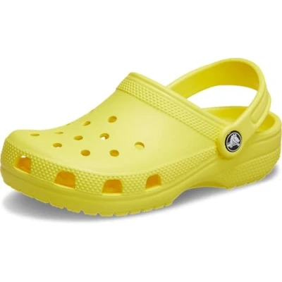Afbeelding van Crocs Classic Clog T Clogs voor kinderen, uniseks, geel (Cyber Yellow), 19/20 EU
