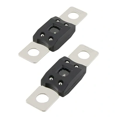 Afbeelding van SeKi Mega schroefzekeringen, hoogstroomzekering, 80 A ampère tot 58 V DC voor personenauto&#039;s en vrachtwagens, 2 stuks