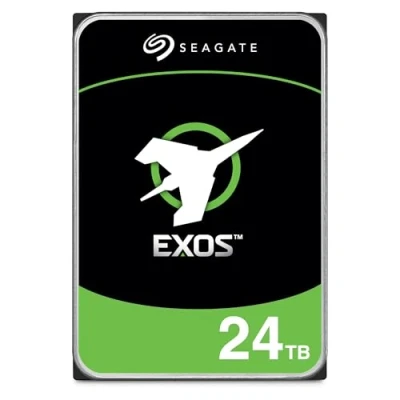 Afbeelding van Seagate EXOS X24 24TB SATA SED 3,5IN (24 TB, 3.5&quot;, CMR), Harde schijf