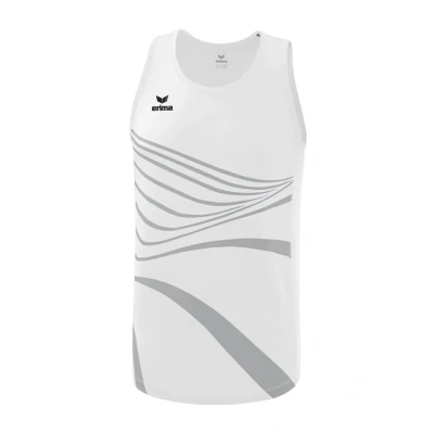 Afbeelding van Erima Running Textil Singlets Racing Top, Heren, Maat: Small, Weiss