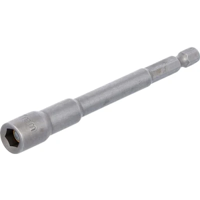 Afbeelding van BGS 2763 Dopsleutel zeskant, extra lang voor boormachines 6,3 mm (1/4&quot;) aandrijving zeskant 7