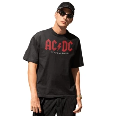 Afbeelding van AC/DC Highway to Hell, MEACDCRTS089, Zwart, maat S, S