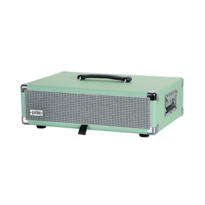 Afbeelding van Gator GR RETRORACK 2SG 19&quot; Amp Rack 2U Vintage Surf Green