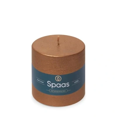 Afbeelding van Spaas Kaars Rustiek Metallic Branders Ø100x100 mm Brons per stuk Ca. 75 H
