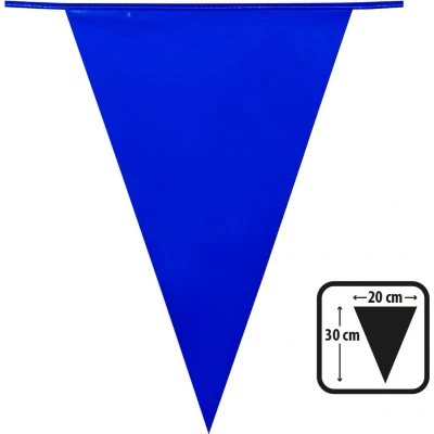 Afbeelding van Boland PE vlaggenlijn Blauw Geen thema Feestversiering