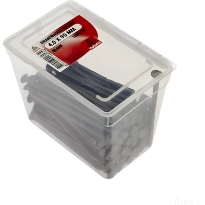 Afbeelding van Deltafix Draadnagels Platkop 4.0x90mm Blank 1000 Gr.