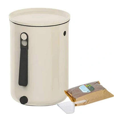 Afbeelding van Skaza Bokashi Organko 2 Prullenbak Compost Plastic Wit 9.6 L