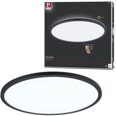 Afbeelding van Paulmann Atria Shine 71013 LED plafondlamp 22 W Neutraalwit Zwart