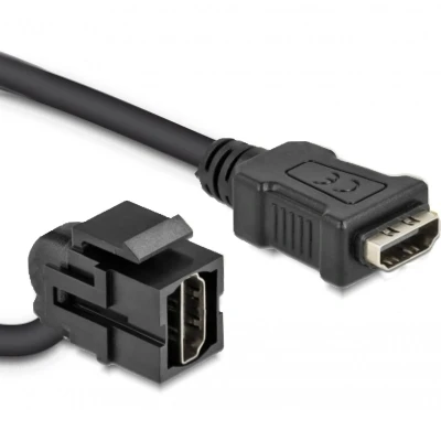 Afbeelding van Kantelbare connector Zwart Delock