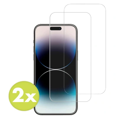 Afbeelding van 2 pack Screenprotectors Apple iPhone 16 Plus: Accezz glass