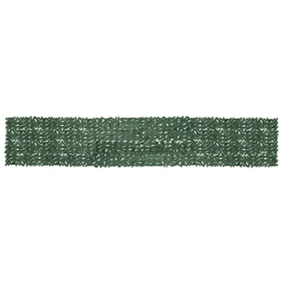 Afbeelding van VidaXL Balkonscherm met donkergroene bladeren 600x100 cm