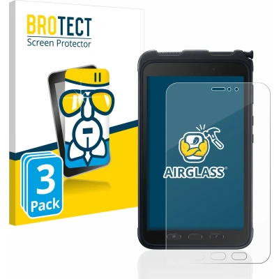 Afbeelding van BROTECT Screenprotector voor Samsung Galaxy Tab Active 3 Folie Beschermfolie Beschermglas transparant (3 Stuks)