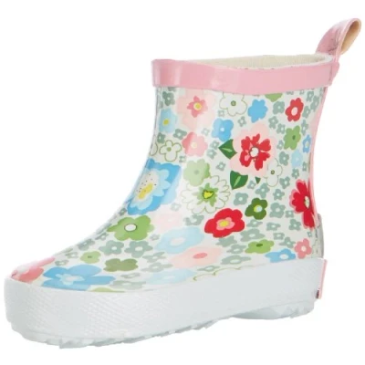 Afbeelding van Playshoes Korte Regenlaarzen Bloemen Maat 20