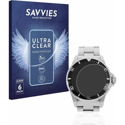 Afbeelding van Savvies Screenprotector voor Rolex Submariner (no date) Folie Beschermfolie transparant (6 Stuks)