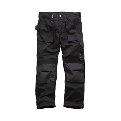 Afbeelding van Scruffs Heren Worker Workwear Broek, Zwart (zwart 001), 30W UK