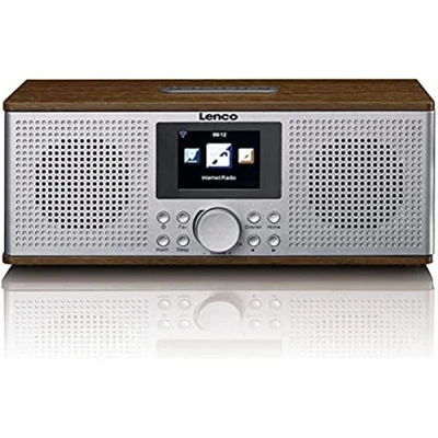 Afbeelding van Lenco DIR 170WA Smart radio, Internet/DAB+/FM en Bluetooth® Hout Walnut Silver