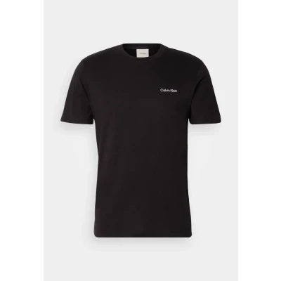 Afbeelding van Calvin Klein Linear BOX LOGO Tshirt print, Heren, Maat: Large, Black