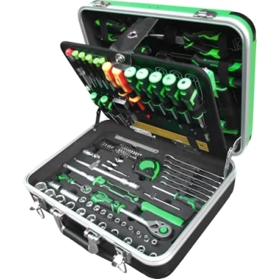 Afbeelding van KS Tools 512.0147 COMPETITION 1/4+1/2 Universal Werkzeug Gereedschapsset Universeel Incl. koffer