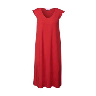 Afbeelding van Street One Studio Jerseyjurk, Dames, Maat: 36, Rot