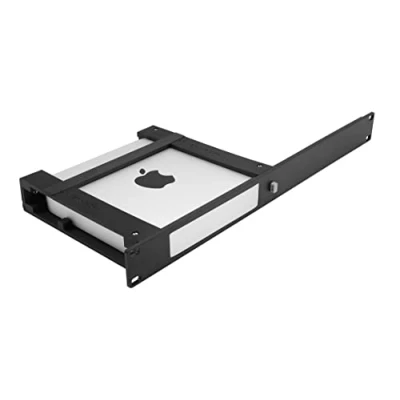 Afbeelding van thingsINrack voor Mac Mini rack Mount 19 inch 1U met afstandsbediening aan/uit knop spuitgegoten kunststof