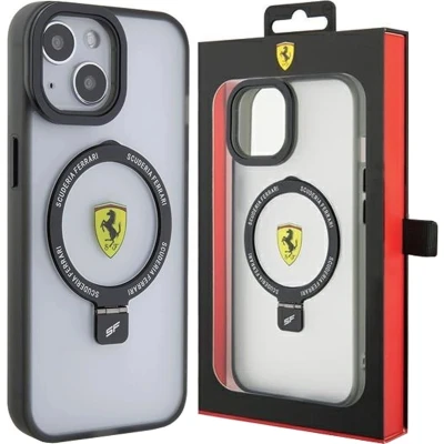 Afbeelding van CG Mobile Ferrari FEHMP15MUSCAH Hoes voor iPhone 15 Plus / 14 6,7 inch transparant hardcase Ring Stand 2023 Collection