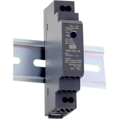 Afbeelding van DC/DC converter voor rail (DIN) Mean Well DDR 15L 5 5V/DC 3A 15W 1x