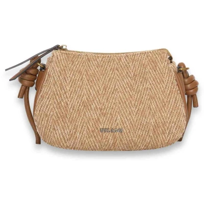Afbeelding van Herringbone crossover ( cognac kleurige )
