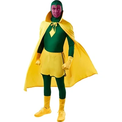 Afbeelding van Rubie&#039;s Officiële Disney Marvel Vision Heren kostuum, volwassen Fancy Dress, Zoals getoond