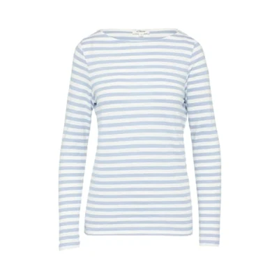 Afbeelding van s.Oliver MIT U BOOT Ausschnitt Longsleeve, Dames, Maat: 42, Hellblau