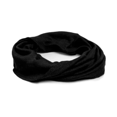 Afbeelding van Engel Natuurlijke colsjaal, 70% wol, 30% zijde, voor dames en heren, zwart, One size