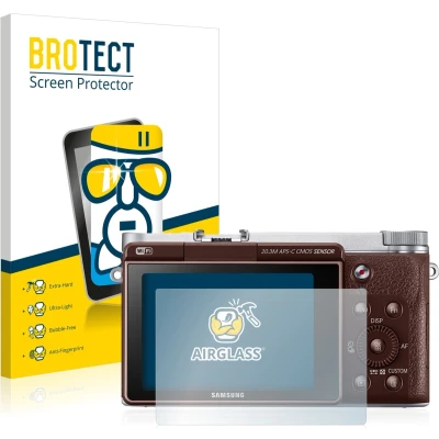 Afbeelding van BROTECT Screenprotector voor Samsung NX3000 Folie Beschermfolie Beschermglas transparant