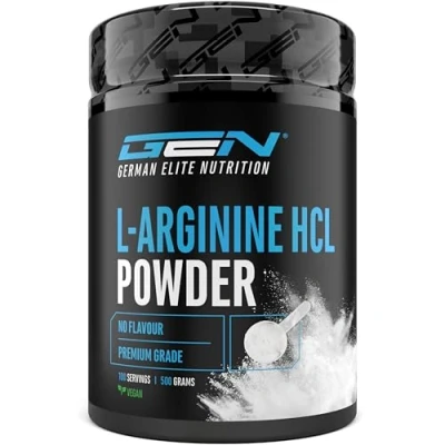 Afbeelding van L Arginine HCL 500 g Hydrochloride Premium: plantaardige Optimale oplosbaarheid Puur poeder zonder toevoegingen Veganistisch Aminozuur