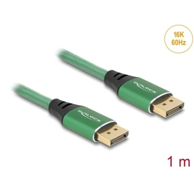 Afbeelding van Delock DisplayPort Kabel 16K 60 Hz 1 m grün Metall HQ products