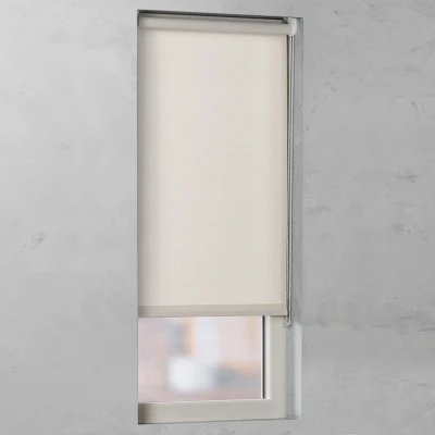 Afbeelding van Rolgordijn Natural Smart Lichtdoorlatend Beige 180x190 (Gebroken wit)