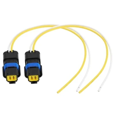 Afbeelding van 2 stks Pin Dynamo Reparatie Plug Harnas Connector Draad PL12 WL met 20cm Lood Compatibel Bosch