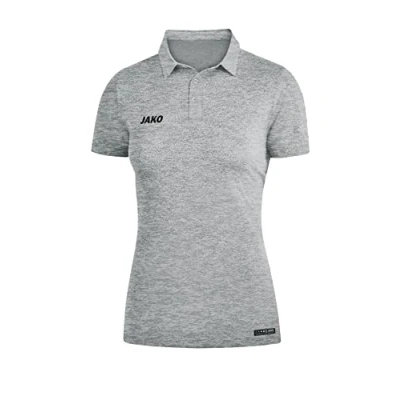 Afbeelding van JAKO Polo Premium Basics Lichtgrijs gemeleerd