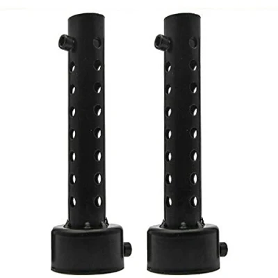 Afbeelding van Riloer 2 STKS Universele 48mm Motorfiets Uitlaat Demper Motor Kan Baffle Silencer DB Killer Verwijderbaar (zwart)