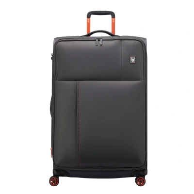 Afbeelding van Roncato Move Expandable Trolley 77 graphite zachte koffer lichtgewicht
