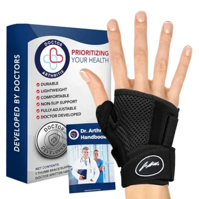 Afbeelding van Doctor Developed Thumb Support/Finger Splint for Arthritis, Right or Left Hand, Wrist Support &amp; Spica
